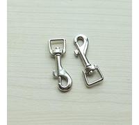 25 Pcs 1/2" 13mm SWIVEL CLIP SNAP Hook TRIGGER 4 Lanyard Strap Lobster Clasp Nickle SH