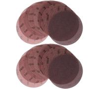 25 Pcs 125mm Mesh Sanding Discs, Hook & Loop 80/100/150/240/400 Grit, Dust Free Round Mesh Sanding Pads Anti-Clogging Polishing Sandpaper for Car Wood Furniture Floor