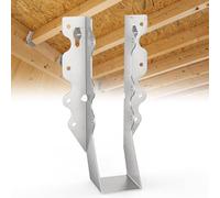 25 pcs 2x8 Joist Hanger,LU28 18 Gauge Galvanizing Face Mount Joist Hangers for Wood,Hurricane Tie for Rafter Fits Truss Connectors Rafter Hangers 2x8 Great for Floor Deck and Ceiling Joists