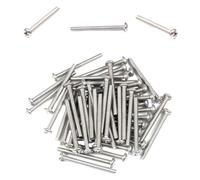 25 PCS #8-32x1-1/2 Machine Screws,8#-32 Pan Head Phillips Drive, UNC Fully Thread,304 Stainless Steel A2-70,Pan Head Machine Screw,DIY,Repair,Install Furaniture and Electrical Appliances Screws