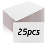 25 Pcs 9" x 6" Double Sided Dry Erase Boards Dry Erase Answer Paddles Handheld Double Sided Paddles Mini White Boards Small Signs Auction Paddles for Learners Teacher Home Group Activities