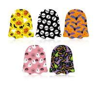 25 Pcs Adhesive Patches for Libre 2 & Libre 3, Halloween Designs Breathable Non-Woven Fabric Over Patches Waterproof Sensor Covers Adhesive Stickers (5 Styles)