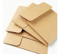 25 Pcs Brown Retro Kraft Paper CD DVD Sleeves Envelopes Cardboard Storage Cases Holder DVD Cases Media Storage