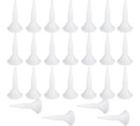 25 Pcs Caulking Nozzle for Sausage Caulking Gun, Reusable Caulk Nozzle Applicator, Cones Nozzles
