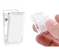 25 PCS Clear Self-Adhesive Clips - Strong Wall Clips for Hanging Tapestries, Photos & Decorations - Plastic Tapestry Hangers for Home & Office