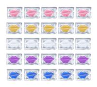 25 Pcs Collagen Lip Masks Moisturizing Nourishing Anti-wrinkle Lip Mask Sheet, Individually Wrapped Overnight Lips Masks Gel Patches, Prevent Chapped and Dry Skin and Other Problems