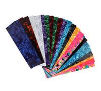 25 Pcs Guitar Pick Sheet Guitar Strips 3 Mixed Thickness 0.50mm 73mm 90mm Sheet Guitar Pick
