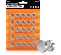 25 PCS LR1130 AG10 SR1130 LR54 Battery 1.5V Button Coin Cell Batteries for Watch,Calculators,Toys