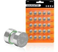 25 PCS LR44 AG13 357 303 SR44 A76 Battery 1.5V Button Coin Cell Batteries for Small Electronics