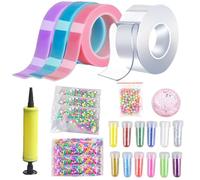25 PCS Nano Tape Kit, Nano Tape Bubbles Kit Nano Tape for Making Bubbles, DIY Creative Craft Toys for People, Strong Gel Tapes for Carpeta and Kitchen Bubble Tapes