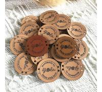 25 Pcs Personalized Sewing Tag for Clothing, Custom Hats Knits Tag with Logo Or Text, Sew On Label, Personalized Tags, Knit Labels, Product Tags, Custom Name, Handmade (25x25mm)