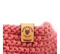 25 Pcs Personalized Sewing Tag for Clothing, Custom Hats Knits Tag with Logo Or Text, Sew On Label, Personalized Tags, Knit Labels, Product Tags, Custom Name, Handmade (56 x 20mm)