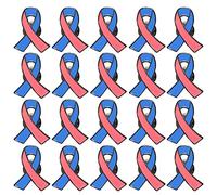 25 Pcs Pink & Blue Awareness Ribbon Pin for Birth Defects Infant Loss Pregnancy Loss SIDS Miscarriage Awareness Pins, Alloy Steel, no gemstone