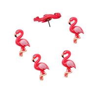 25 pcs Pink Flamingo Push Pins Cute Thumbtack Photos Wall Maps Bulletin Board Cork Boards Drawing Pins Memo Nail Office Accessories