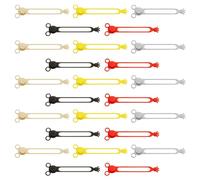 25 Pcs Reusable Silicone Cable Ties, Premium Cable Tidy Organiser Clips & Cord Holder - Easy Winding Round Hole Design for Home Office Storage, Ideal Wire Tidy Solution (5 Colors)