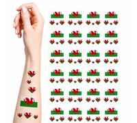 25 Pcs Scotlands Stickers, Scotland Flag Bunting & Temporary Tattoos, Flags of the World Party Decor, World Cup 2026 Merchandise, Scotlan Football Fan Supplies, Scotla Bunting (Wales)