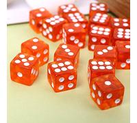 25 Pcs/Set New Party Game Dice 12 Square Transparent Dices Colorful Club For Polyhedral Filled Green Blue Acrylic Acrylic Charms Role Playing Sets For Couples Green Games