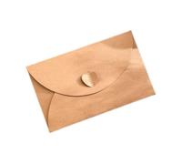 25 Pcs Small Brown Envelopes,Brown Cards and Envelopes,Exquisite,This Retro Kraft Paper Card with A Heart-Shaped Buckle Seal is Suitable for DIY Gifts,Birthday Card,Thank-You Cards