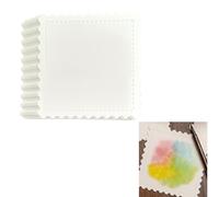 25 Pcs Small Stamp-Shaped Watercolour Paper Cards, White Blank Card for Journaling Illustration Postcards Index Cards and Gift Tags, Cotton Pulp Material Watercolour Paper for Artists Crafters