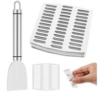 25 Pcs Weep Hole Covers Stainless Steel Brick Weep, 2.75 Inch Brick Hole Filler Hole Covers for Brick Walls Prevent Debris Weep Hole Cover Stops and Stop Mice, Wasps, Lizards, Snakes, Scorpions