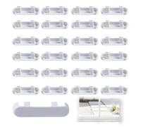 25 Pcs Weep Hole Covers,Window Drainage Caps UPVC Double Glazing Cover Cap