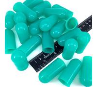 25 Piece 3/4" ID High Temp Silicone Rubber End Caps - Powder Coating, Painting, Plating, Blasting Protection