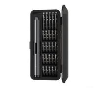 25-Piece Electric Screwdriver Set 500mAh for battery Power 25-Piece | 304 metal construction, silver finish, for durable build, 154x17mm size, professional grade tool