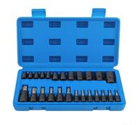 25-Piece for torx Socket Set T8-T60 E4-E22 Chrome Vanadium 25-Piece