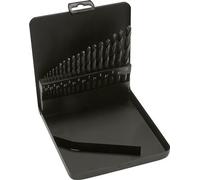 25-Piece Twist Drill Bit Set DIN 338 N HSS-R 1 - 13 mm