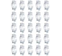 25-Piece Zinc Plated Steel EMT Conduit Hanger Kit with Bolts and Nuts for 1/2, 3/4, and 1 Inch Electrical Conduit Mounting