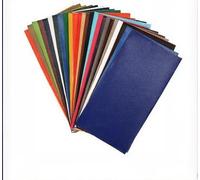 25 Pieces 10 x 20 cm Colorful Faux Leather Fabric Scraps