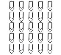 25 Pieces Assorted Color Metal Bookmarks Clips with Crayon Design for Document Filing and Craft Projects Colorful Organizers