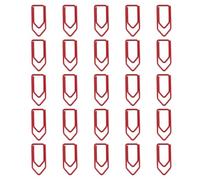 25 Pieces Assorted Color Metal Bookmarks Clips with Crayon Design for Document Filing and Craft Projects Colorful Organizers