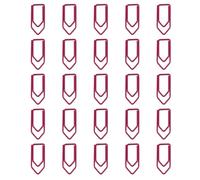 25 Pieces Assorted Color Metal Bookmarks Clips with Crayon Design for Document Filing and Craft Projects Colorful Organizers