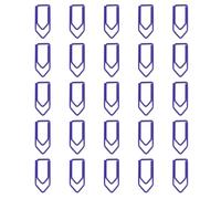25 Pieces Assorted Color Metal Bookmarks Clips with Crayon Design for Document Filing and Craft Projects Colorful Organizers