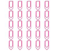 25 Pieces Assorted Color Metal Bookmarks Clips with Crayon Design for Document Filing and Craft Projects Colorful Organizers