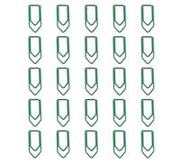 25 Pieces Assorted Color Metal Bookmarks Clips with Crayon Design for Document Filing and Craft Projects Office Clips