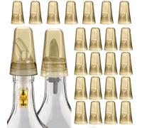 25 Pieces Pour Spout Cover, Universal Dust Caps for Pourers Translucent Plastic Dust Cover for Bottle Caps, Liquor Bottle Covers Bottle Cover Dust for Home Kitchen Tools Supplies