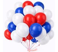 25 Pieces Red White Blue Decorations Balloon 5 Inches Latex Balloons Great Britain Party Decorations Balloons for Kids Birthday Anniversaries National Celebrations