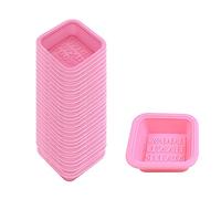 25 Pieces/Set Silicone Soap Mold Multi-Purpose Resin Craft Casting Mold Unique Shape Fondant Cake Chocolate Baking Silicone Cake Molds for Baking