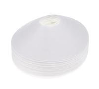 25 Pieces Sport Soccer Mini Disc Cones Marker Agility, White