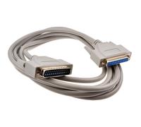 25 Pin Parallel Male To Female Extension Cable 3m