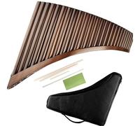 25 Pipes C Key Professional Pan Flute Chinese Traditional Musical Instrument Pan Pipes Easy To Learn Professionals Pan flute (Color : Left hand)