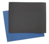 25 Pk Blue Twill Emery Sheet 230 X 280mm - Flexible & Tear Resistant - 80 Grit