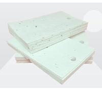 25 Plantable Seed Paper Tags - 85mm x 55mm - Pre-Punched Recycled Wildflower Cards for Gifts, Crafting & Favors - Perfect for Ink Stamping