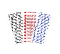 25-Printed iron-on School Name Tapes Name Tags Labels for uniform, back to school