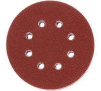 25 Random Orbit Sanding Sheets, Grit 80-240, Dia 125mm for Wood/Metal