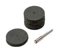 25 Resin Cutting Wheels with Mandrel for Use with For Rotary Tools, Effective for Cutting and Slot Creation