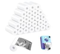 25 Rolls of Thermal Paper for Kids Instant Print Camera Paper, Thermal Printer Papers for Kids Camera Printing, Mini Printer Sticker Roll for Kid Cameras Instant Print(57 x 25 mm)
