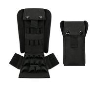 25 Round Shotgun Shotshell Ammunition Reload Holder, MOLLE Shotshell Reloader, Quick Access Pouch for 12 Gauge/20G(Black)
